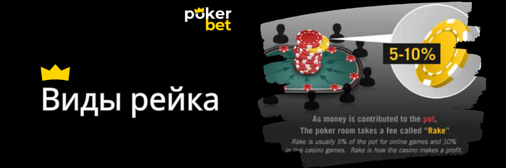 Методы расчета размера покерного рейка - poker bet